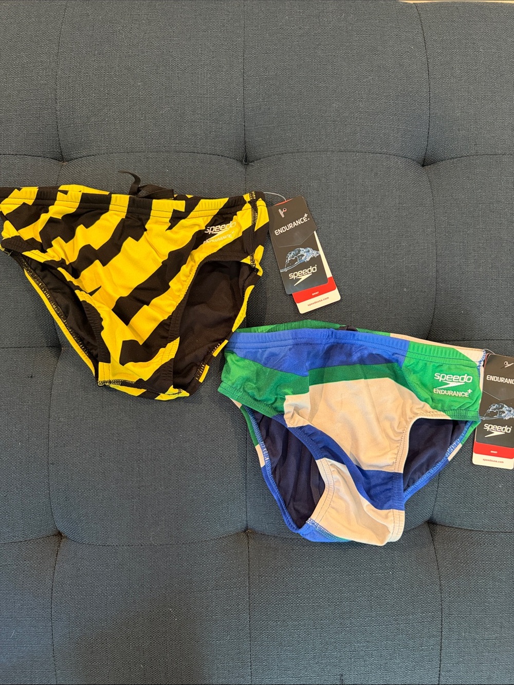 Men’s Speedo Brief 2 pair bundle NEW European Brazilian Endurance+ line waist 28